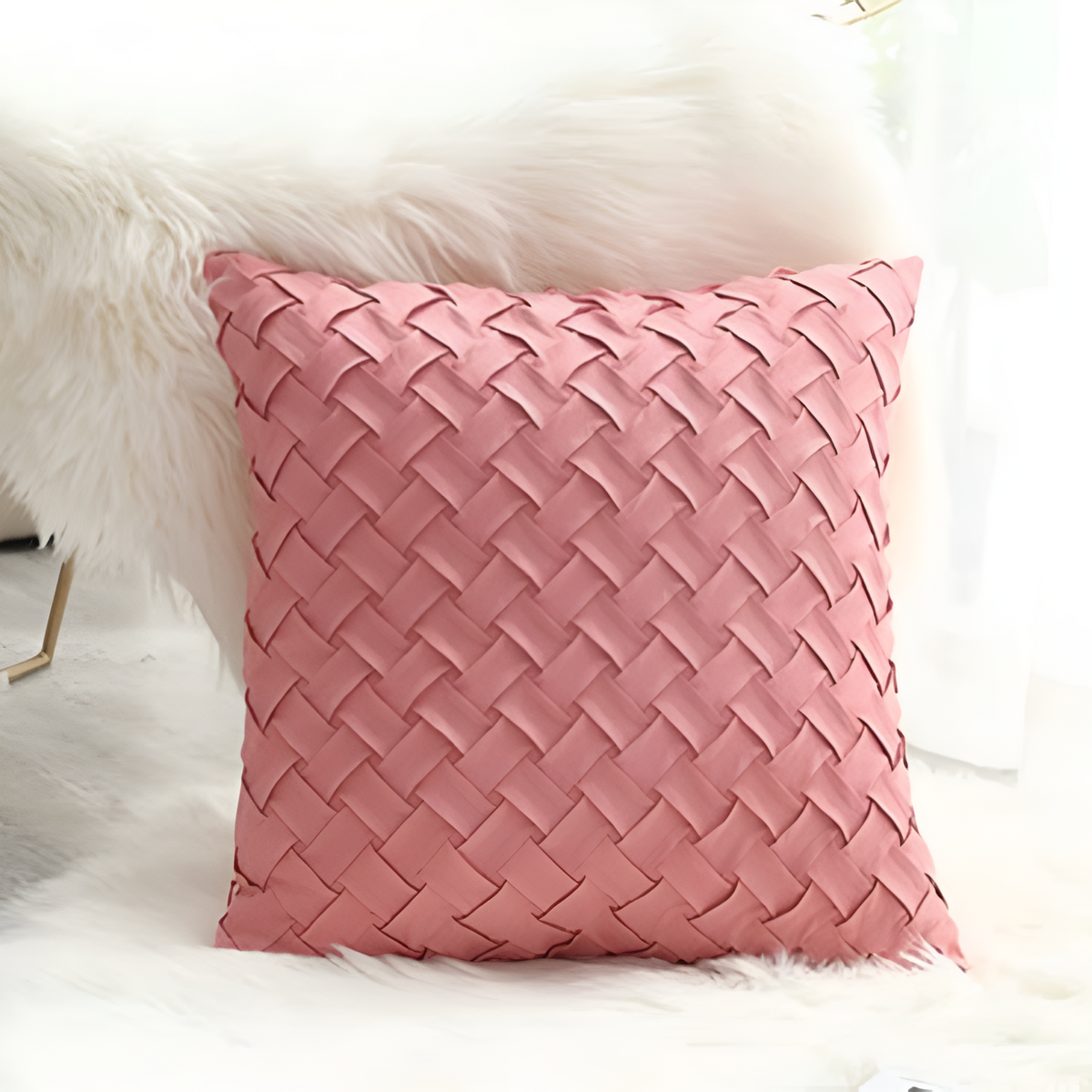 Housses de coussin tissées premium