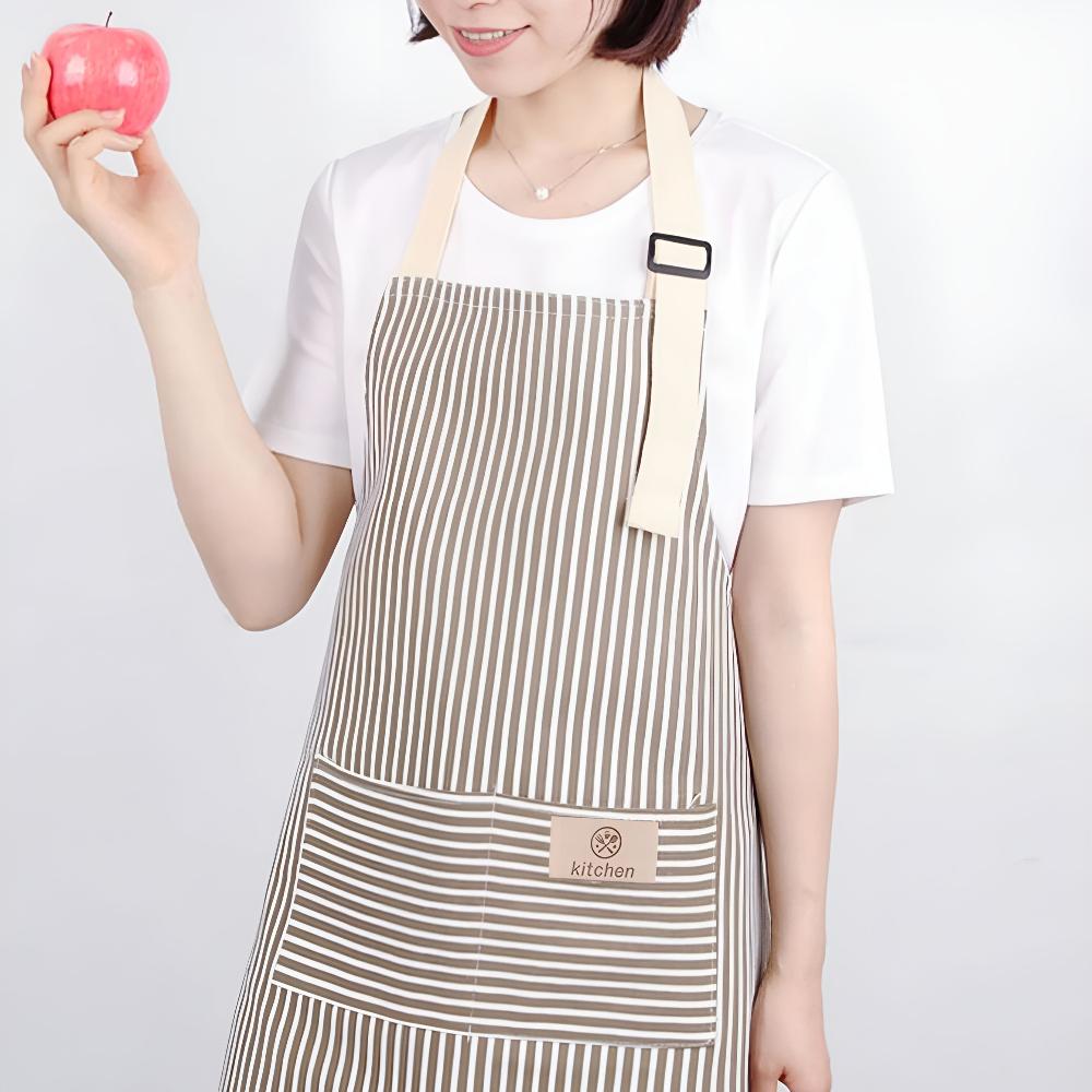 Tablier rayé kawaii