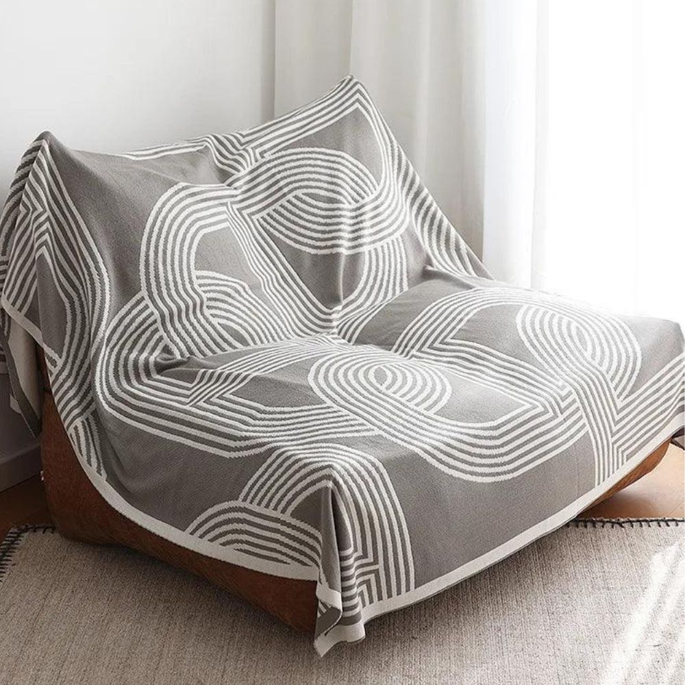 Plaid tricoté Snuggle Maze