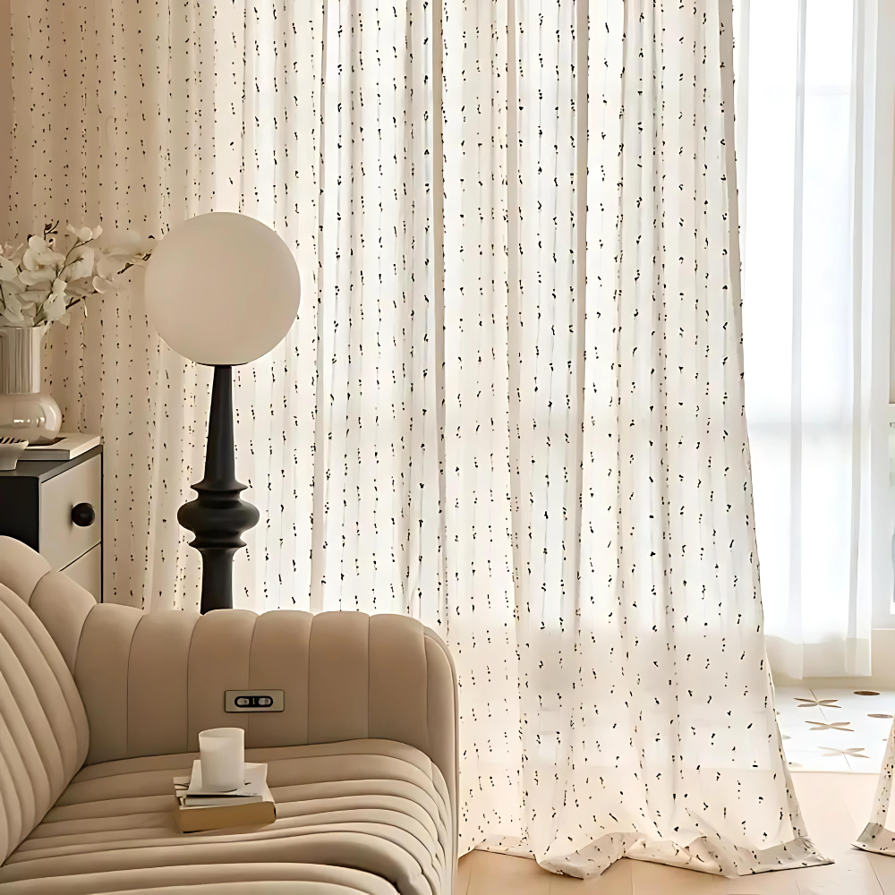 Rideau en tulle arc-en-ciel Sugar Bean