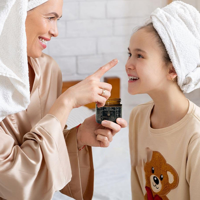 Crème Visage au Suif de Bœuf, Cire d'Abeille & Miel – Soin Nourrissant