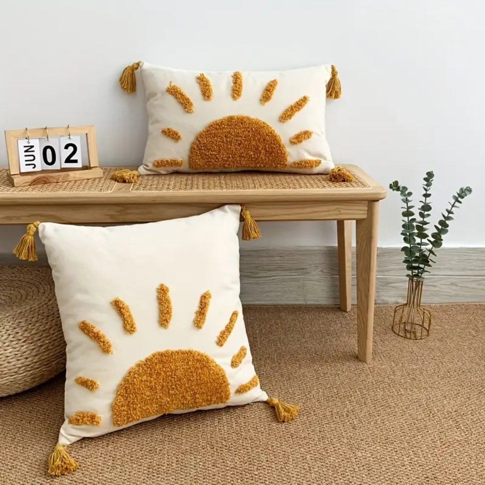Housse de coussin boho Sunrise Bliss