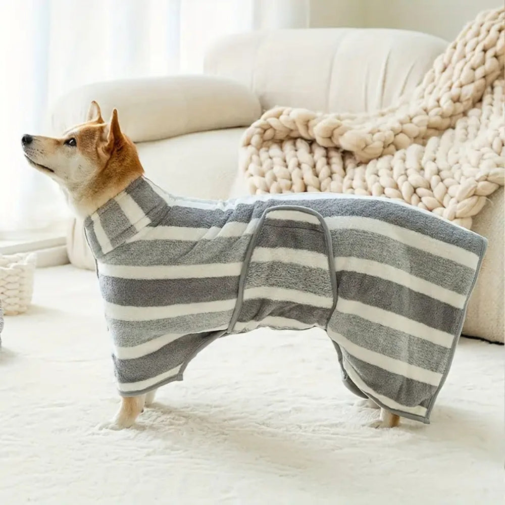 Peignoir de séchage Gentle Touch pour chien