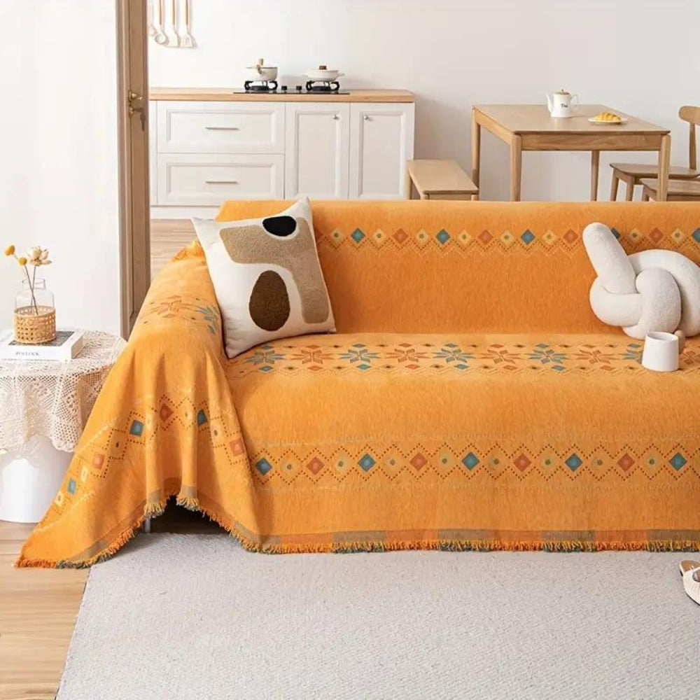 Housse de canapé boho élégante