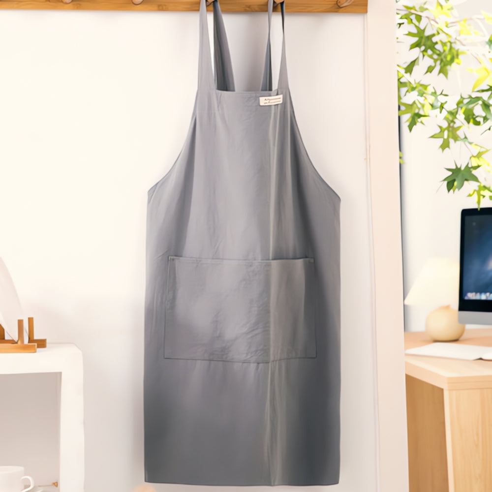 Tablier minimaliste à bretelles croisées