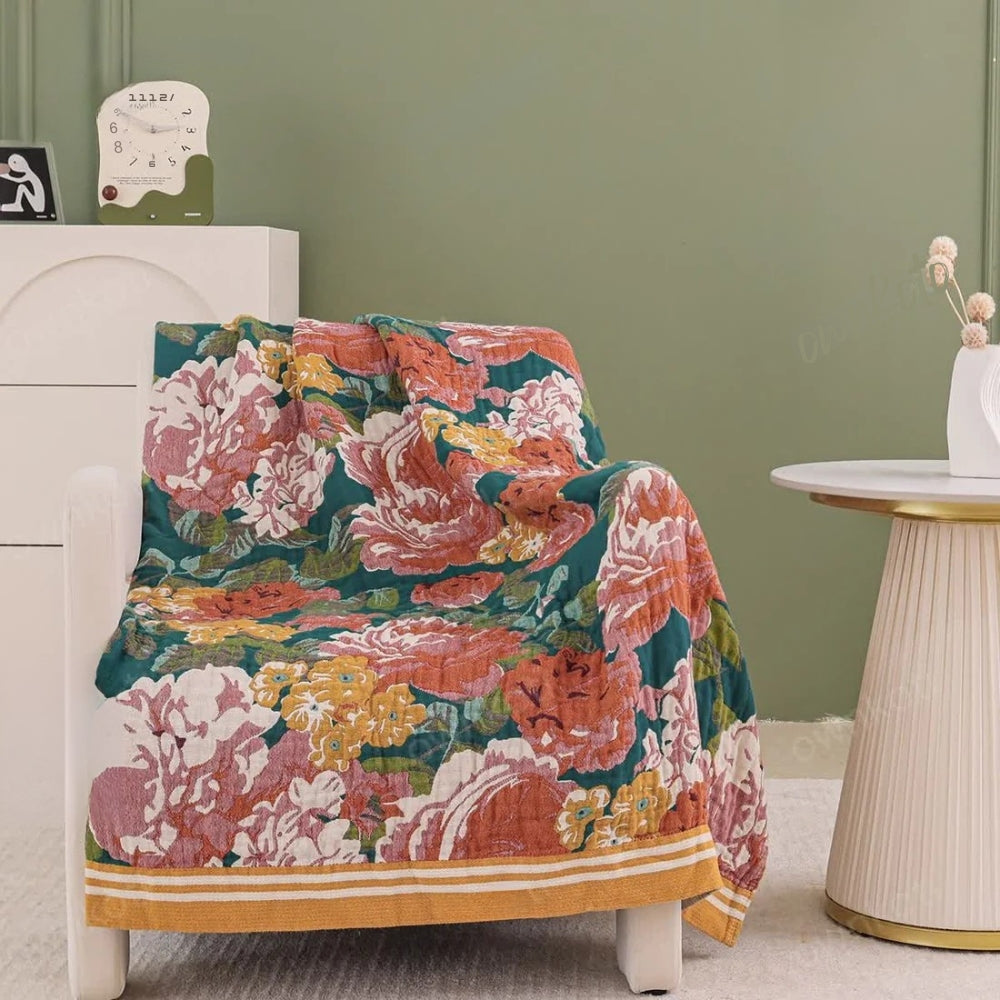 Plaid en coton Tropical Breeze