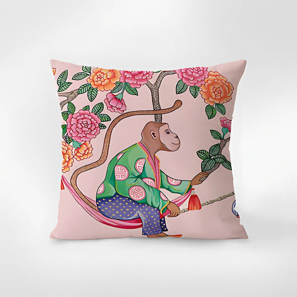 Housse de coussin tapisserie zèbre