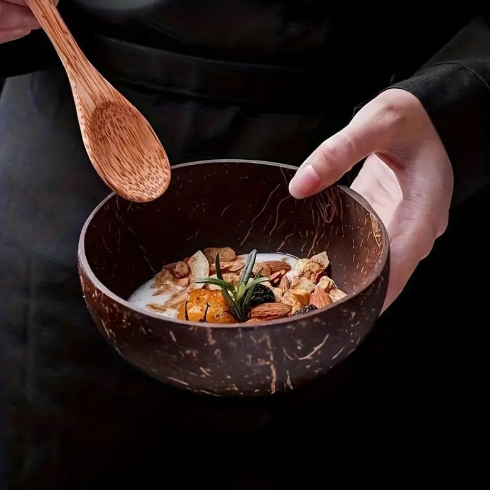 Bols en noix de coco faits main