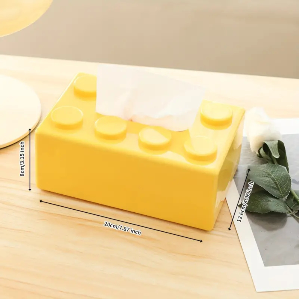 Boîte à mouchoirs blocs de construction