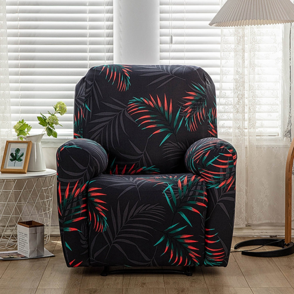 Housse de fauteuil relax à fleurs