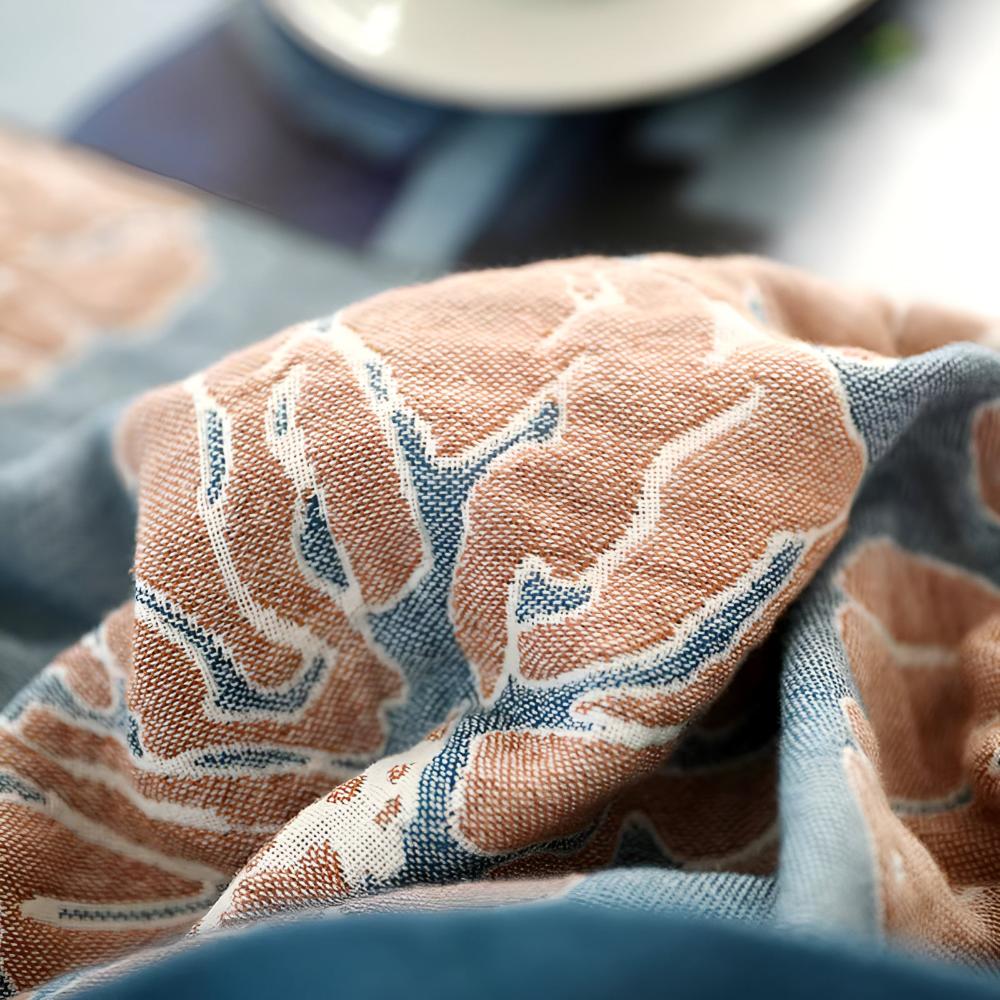 Plaid en coton Botanical Bliss