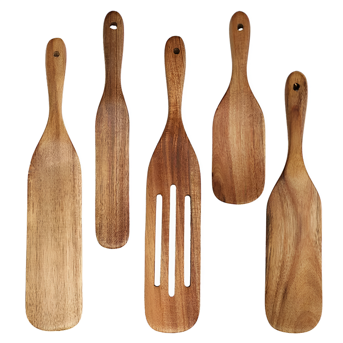 Set de spatules en bois antiadhésives