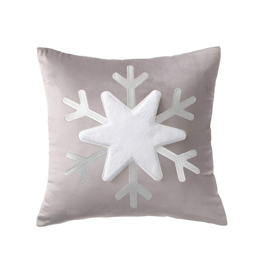 Taie d'oreiller flocon de neige