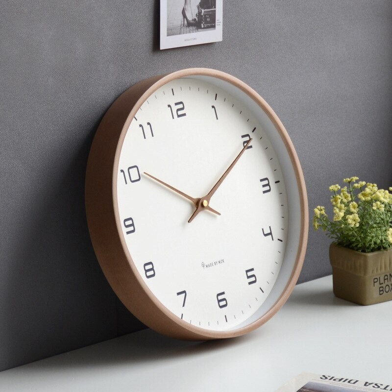 Horloge murale en bois