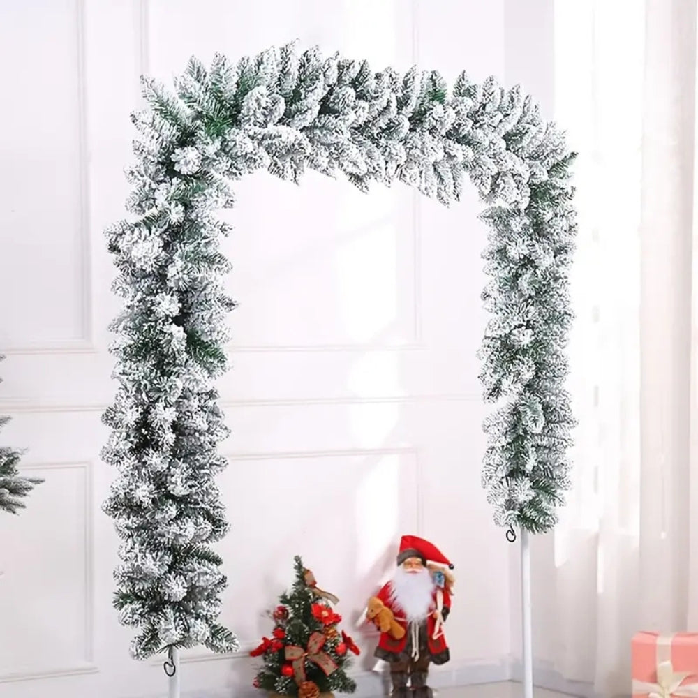Guirlande de Noël givrée