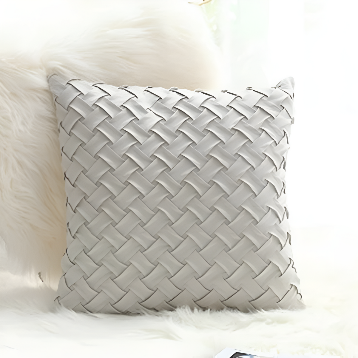 Housses de coussin tissées premium