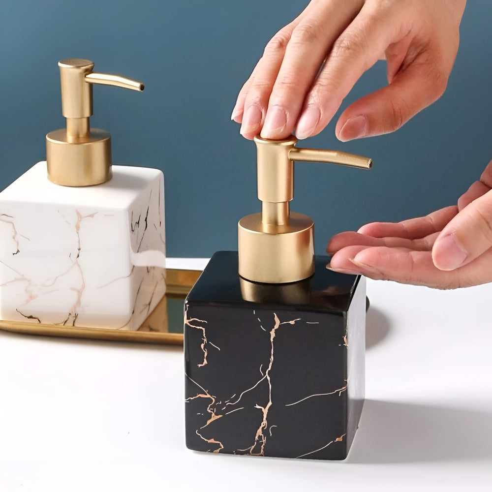 Distributeur de savon effet marbre – Porcelain