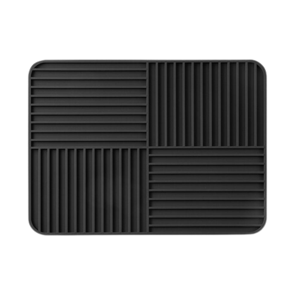 Tapis de séchage pliable multi-usage nervuré
