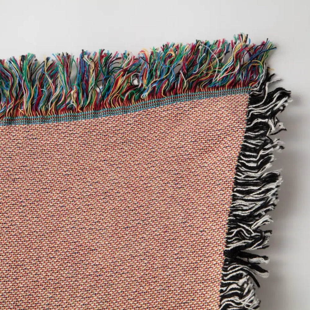 Plaid tissé Pink Muse