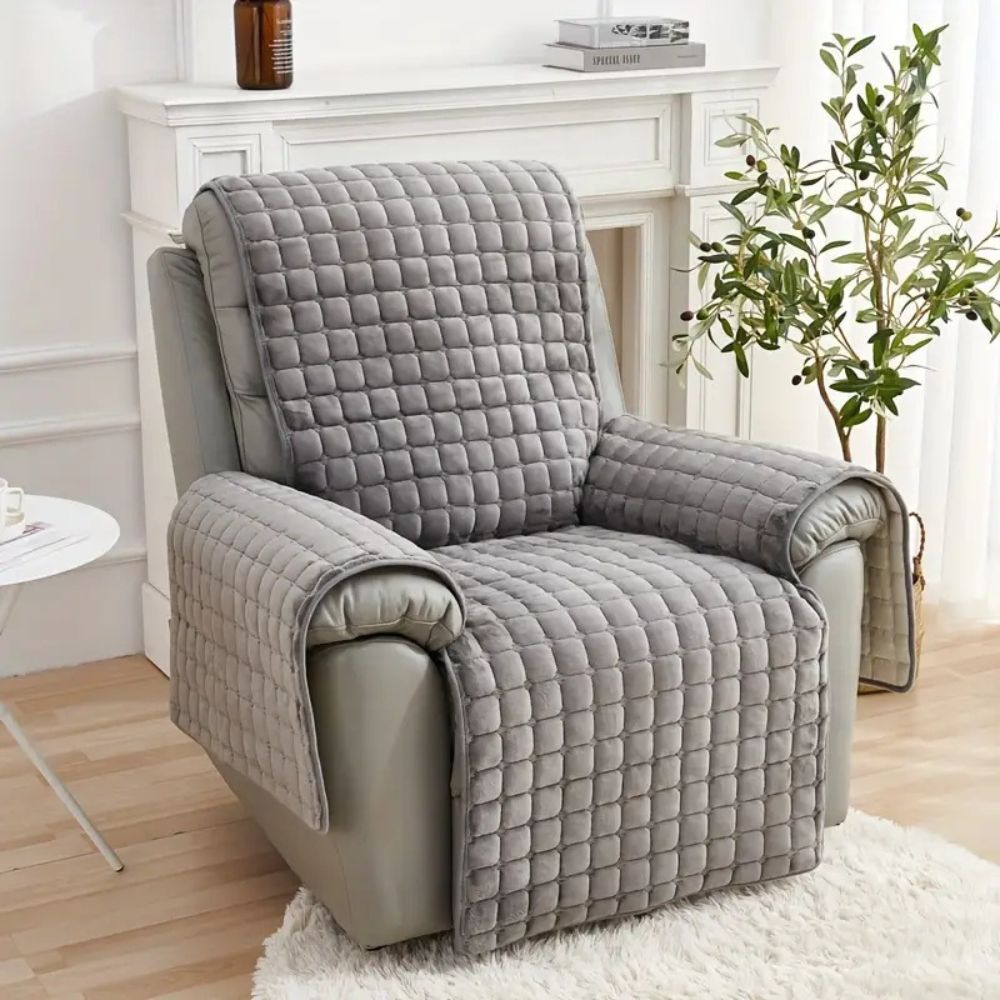 Housse de fauteuil relax Velvet Grid
