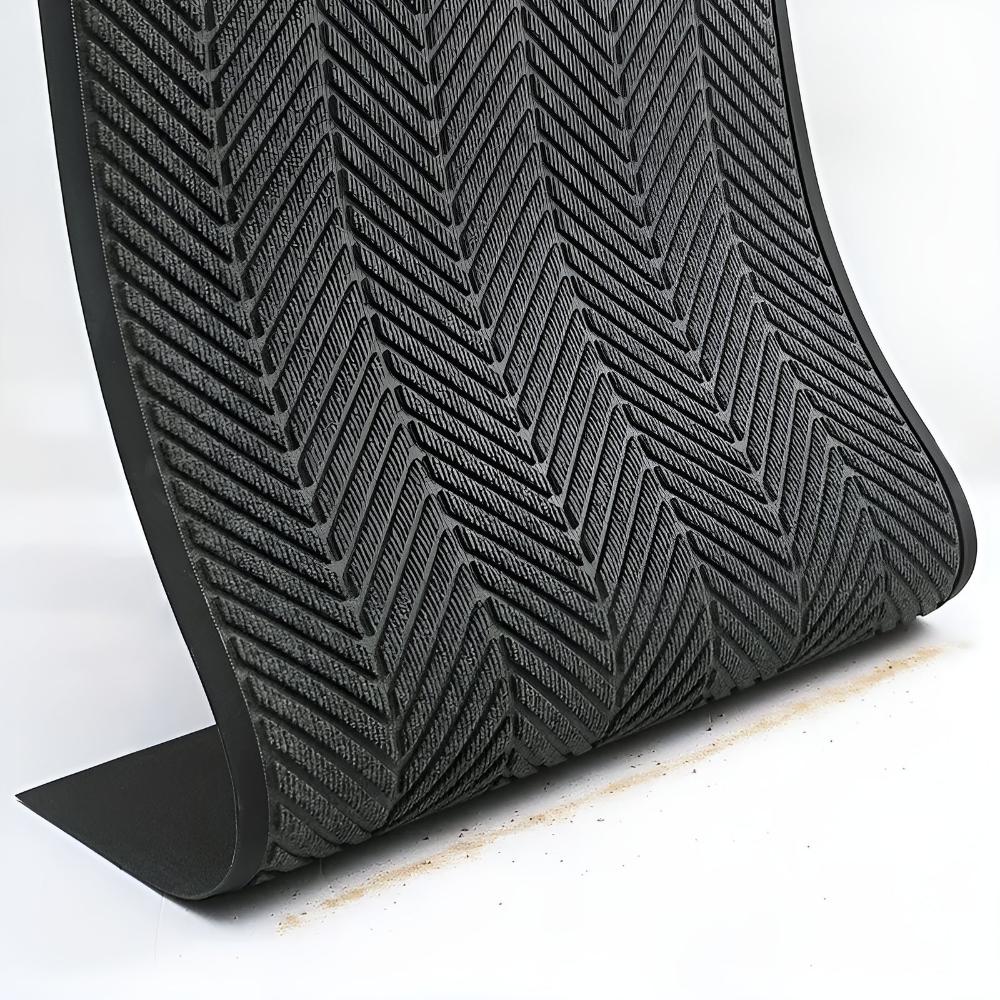 Paillasson antidérapant à chevrons