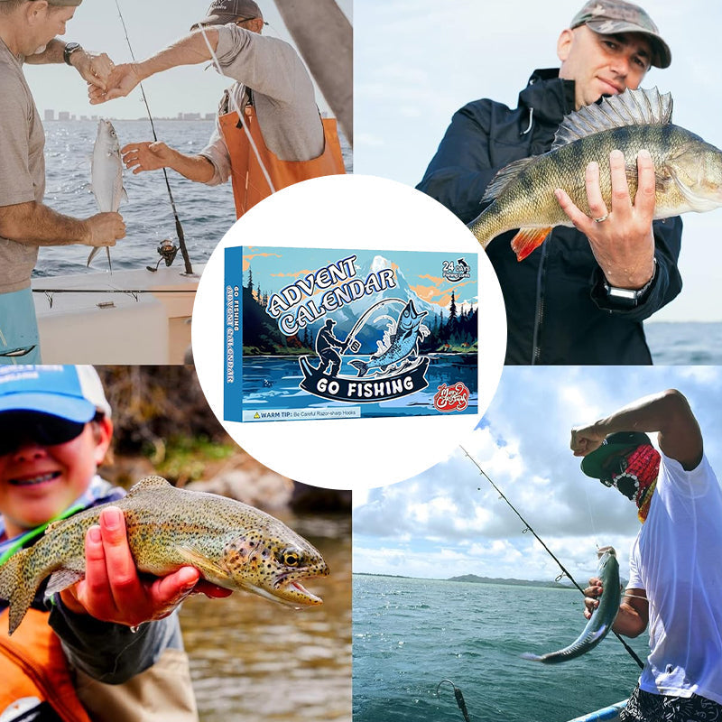 Calendrier de l'Avent Pêche 24 Jours – Coffret d'Accessoires