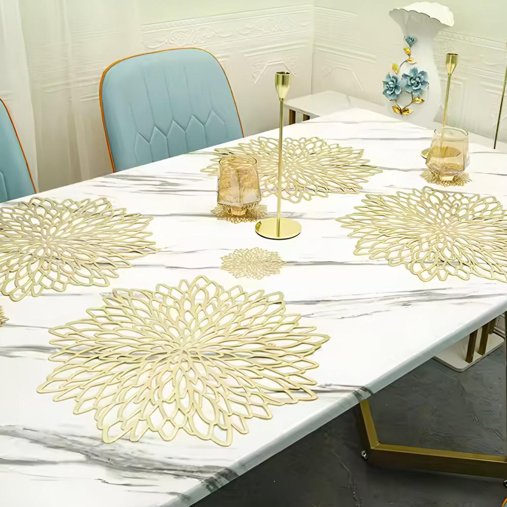 Set de table motif chrysanthème