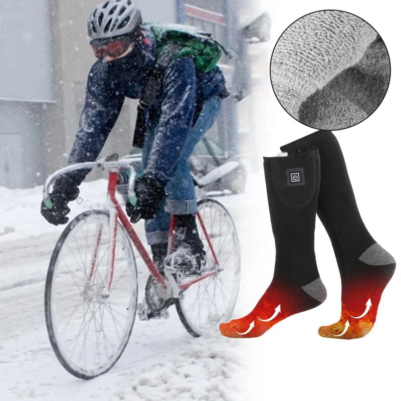 Chaussettes Chauffantes à Température Réglable