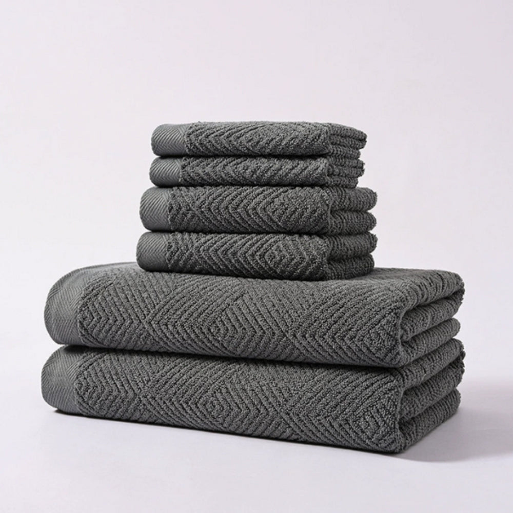 Serviettes en coton Cascade Supreme | Lot de 6