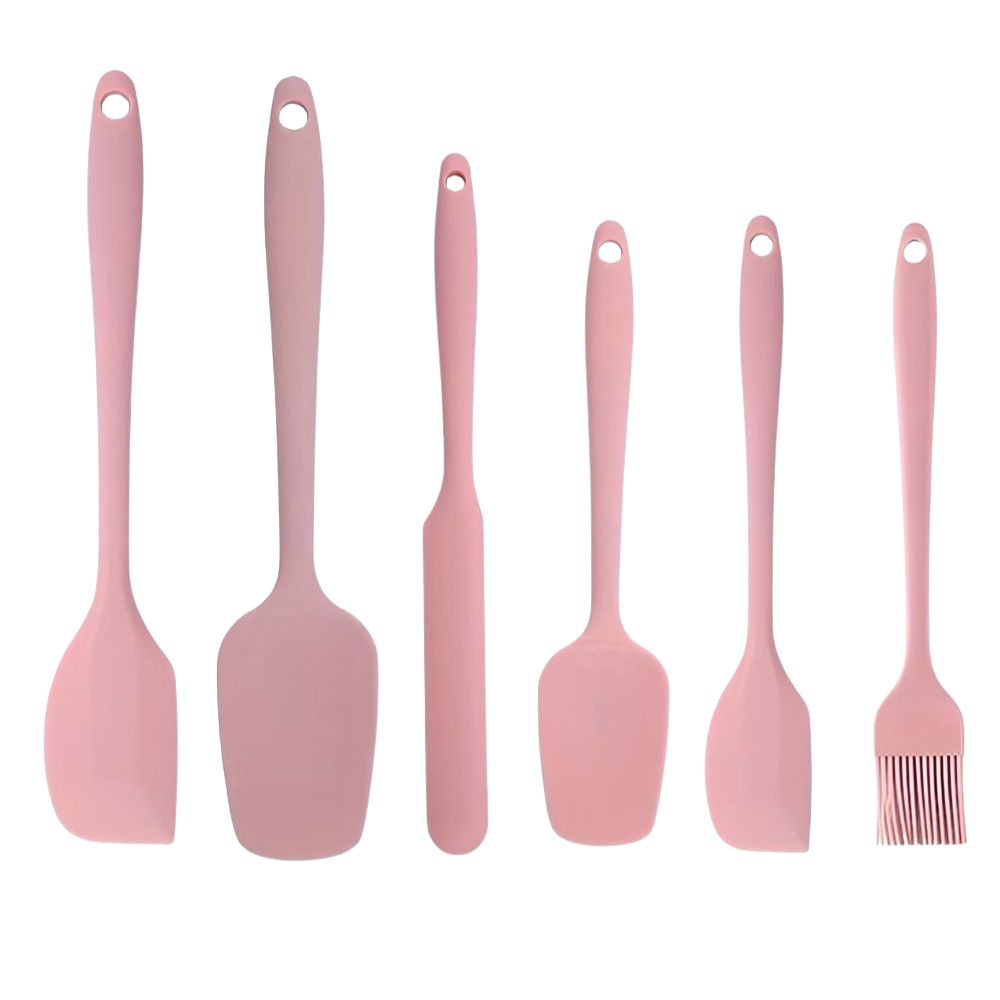 Set de spatules en silicone souple | 6 pièces