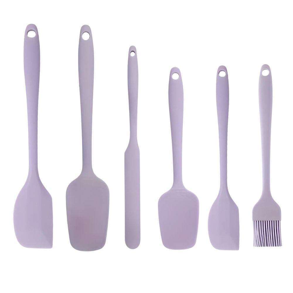 Set de spatules en silicone souple | 6 pièces