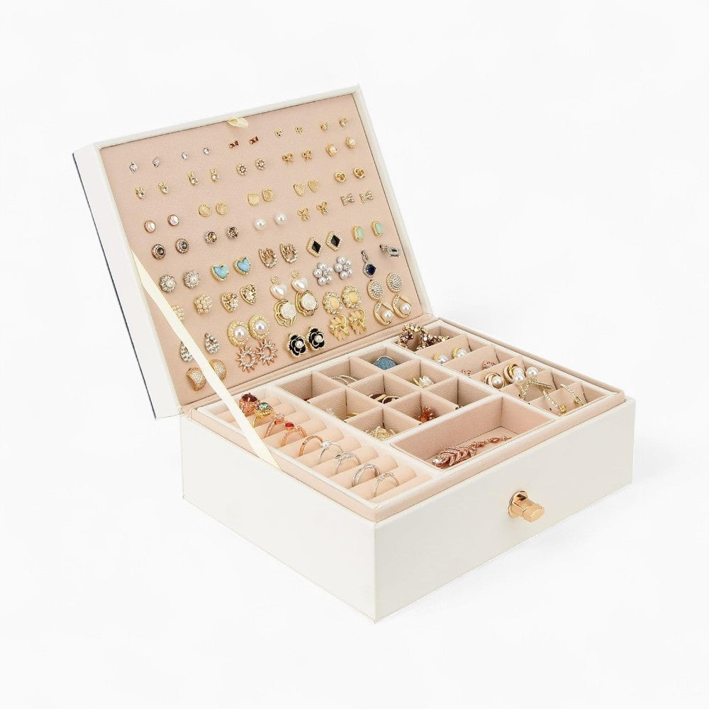 Boîte à Bijoux Femme De Voyage avec Compartiments
