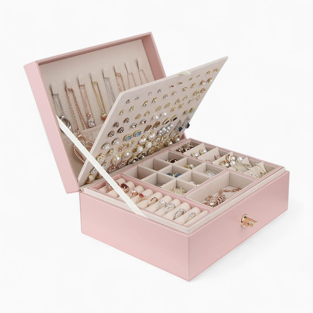 Boîte à Bijoux Femme De Voyage avec Compartiments