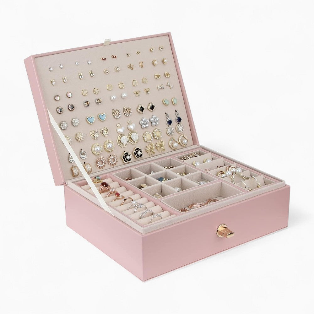 Boîte à Bijoux Femme De Voyage avec Compartiments