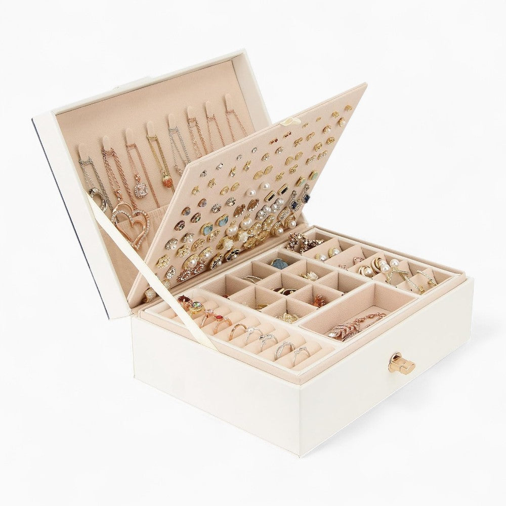 Boîte à Bijoux Femme De Voyage avec Compartiments
