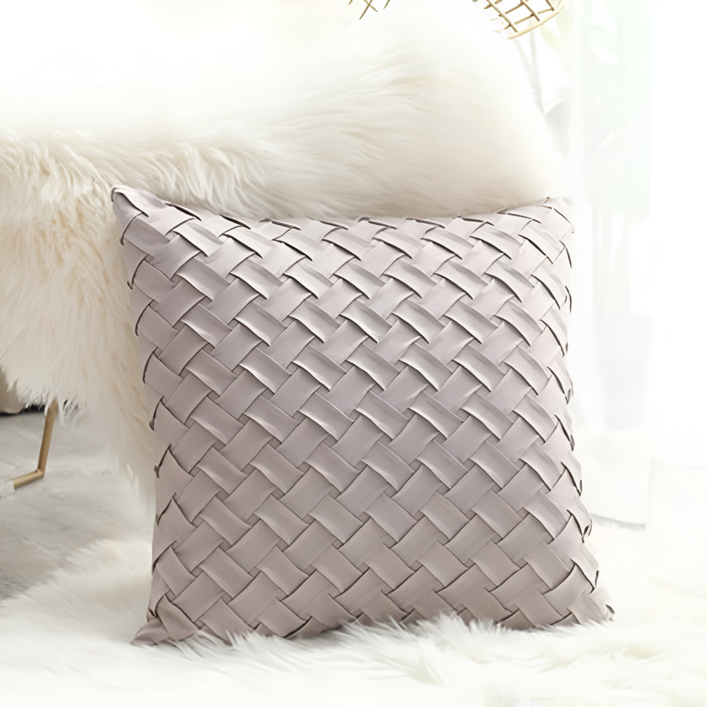 Housses de coussin tissées premium