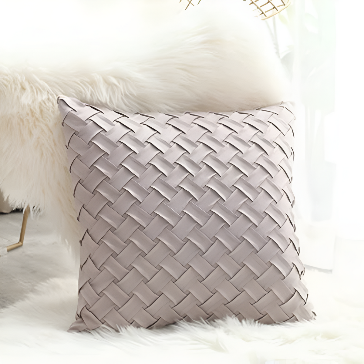 Housses de coussin tissées premium