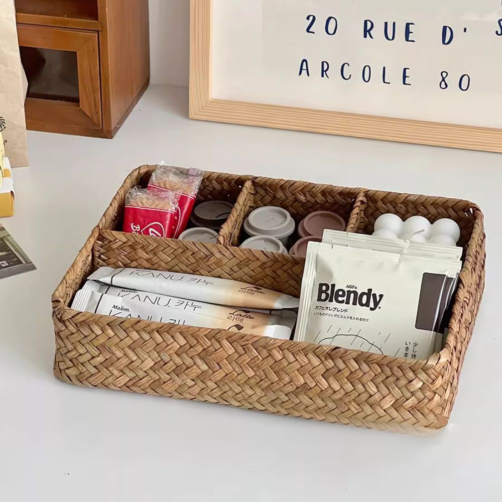 Organisateur en rotin Nature Nest