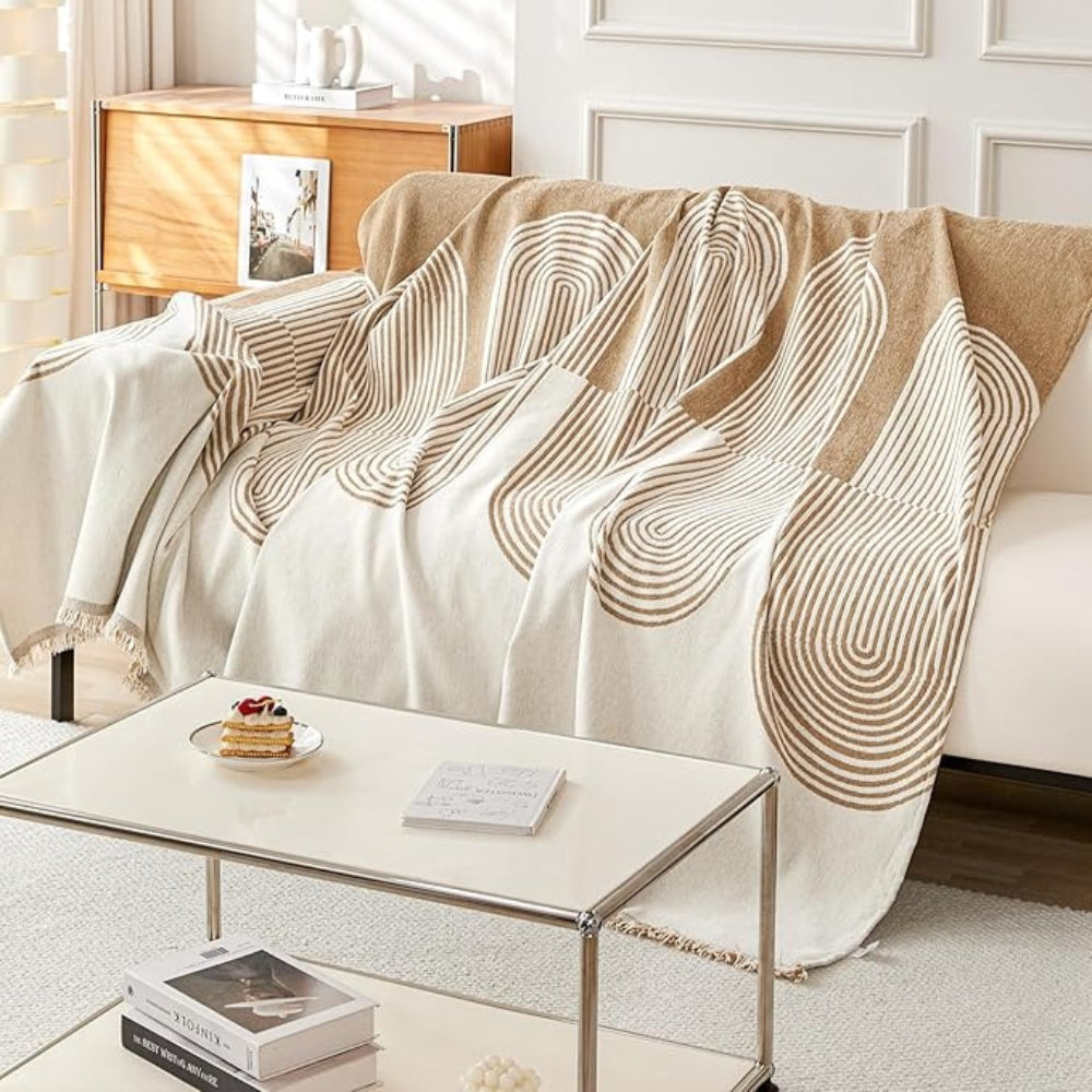 Housse de canapé en chenille Lyra