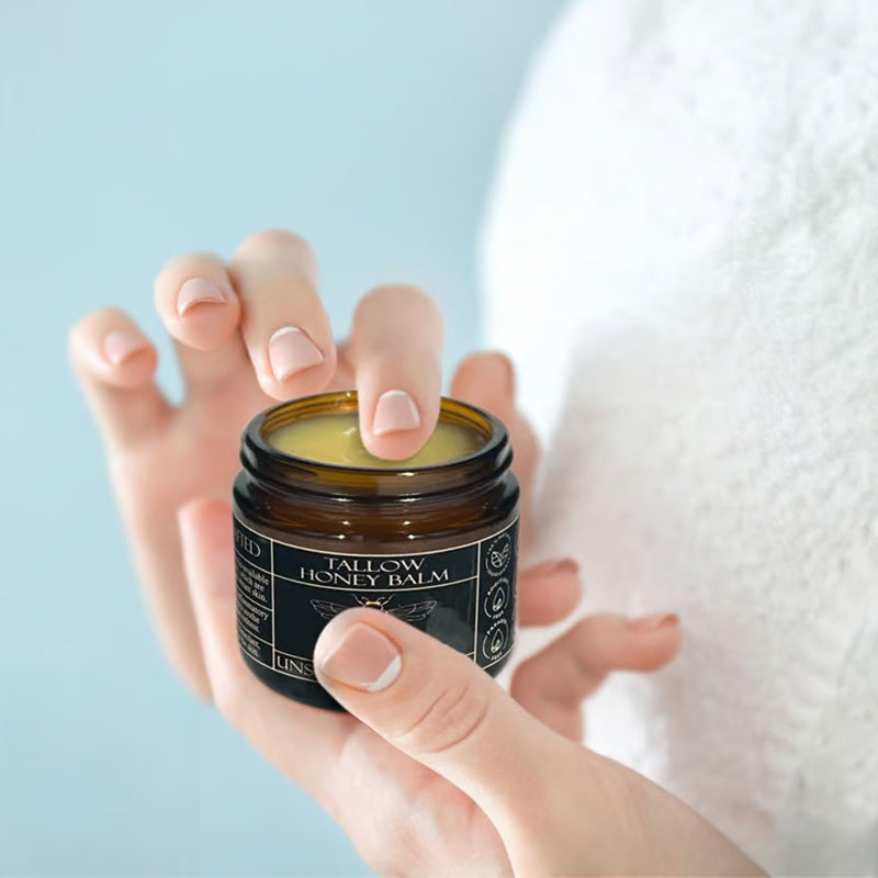 Crème Visage au Suif de Bœuf, Cire d'Abeille & Miel – Soin Nourrissant
