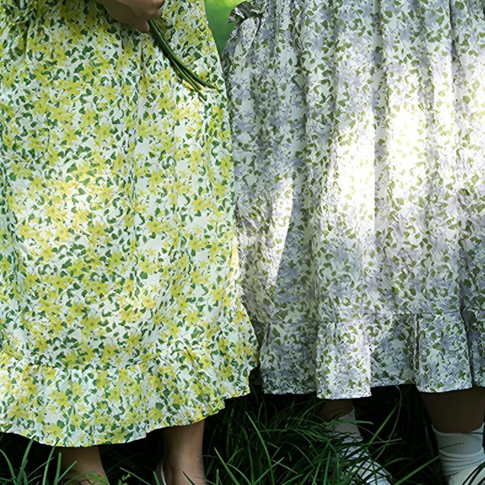 Tablier en coton charme pastoral