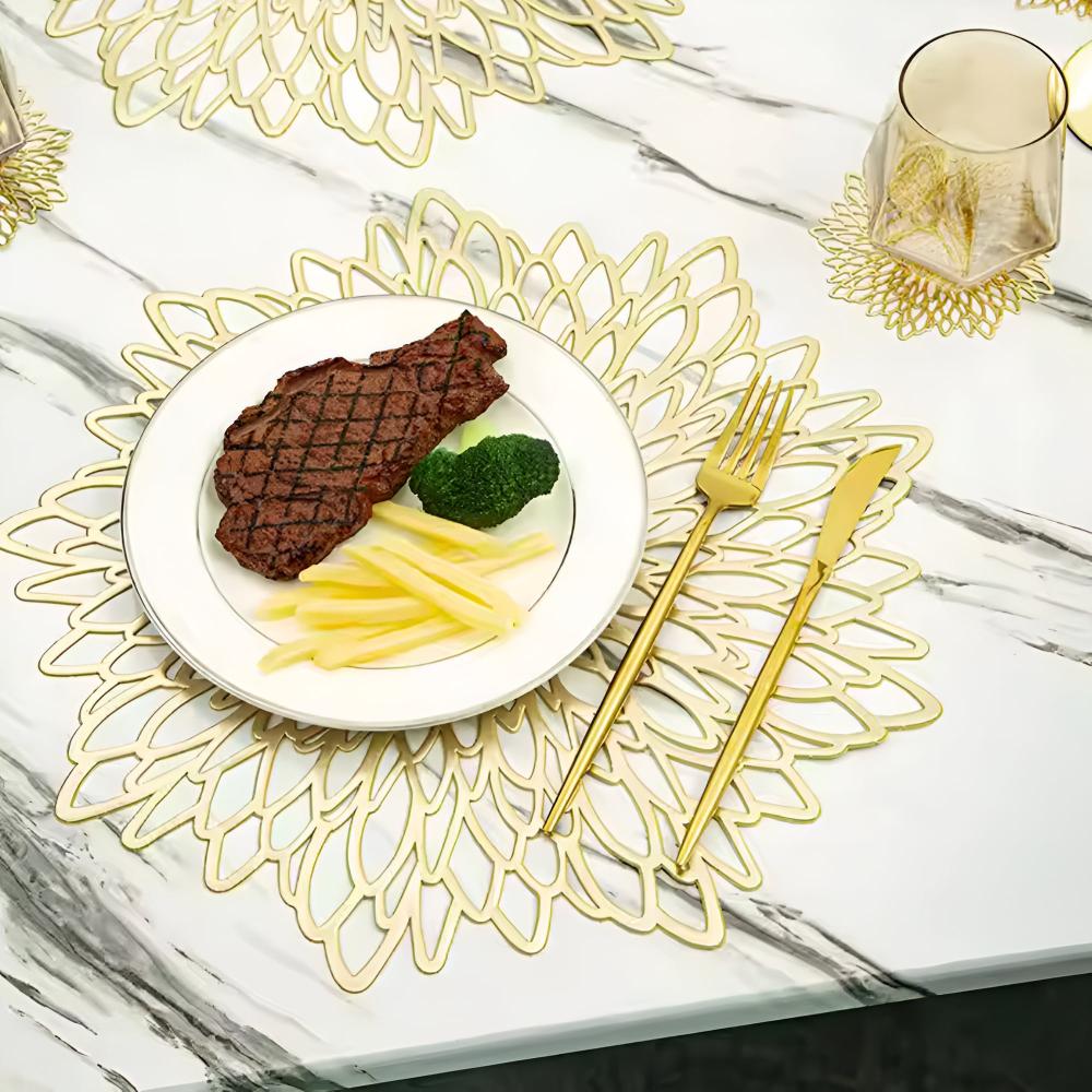 Set de table motif chrysanthème