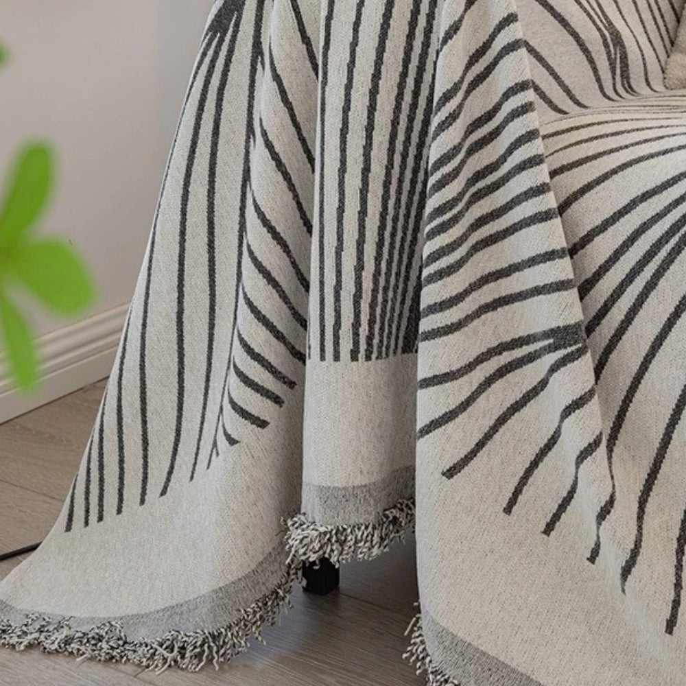 Housse de canapé en chenille Calista Wave