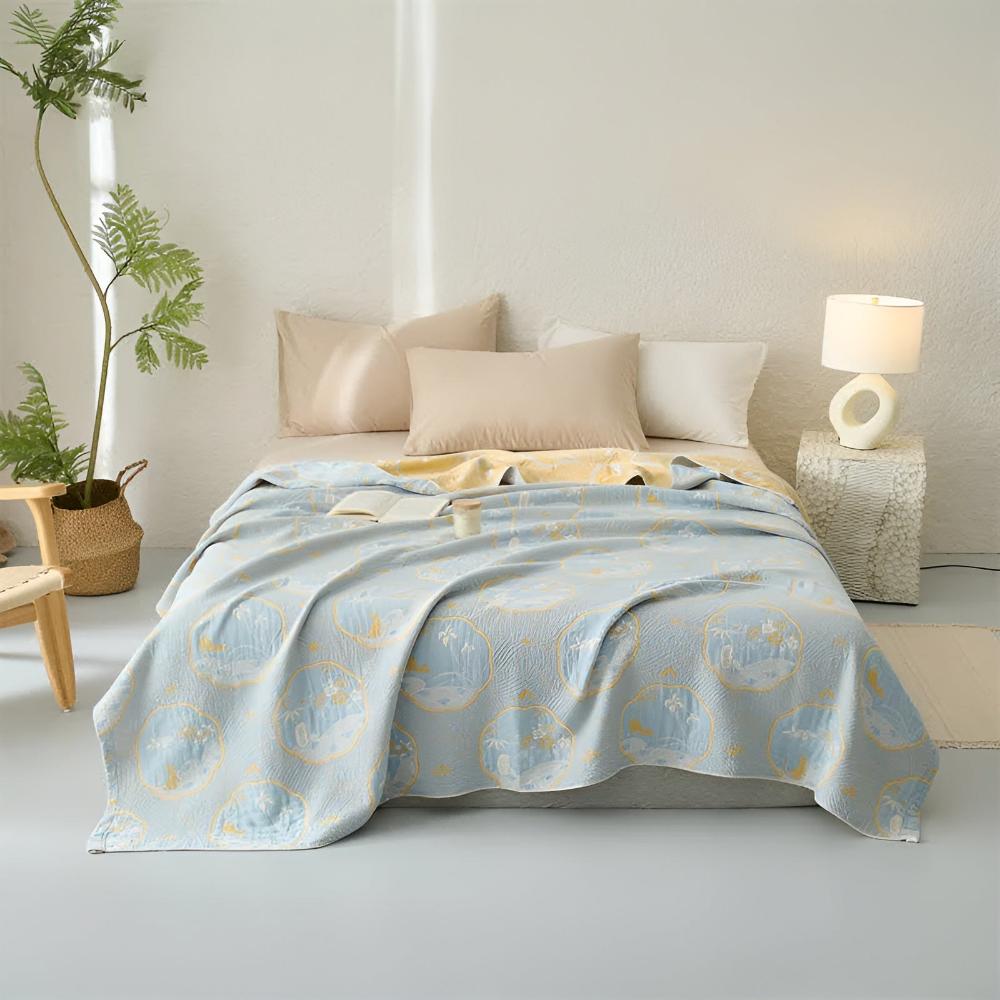 Plaid réversible Coastal Dreams