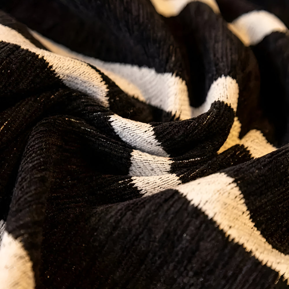 Housse de canapé grille abstraite
