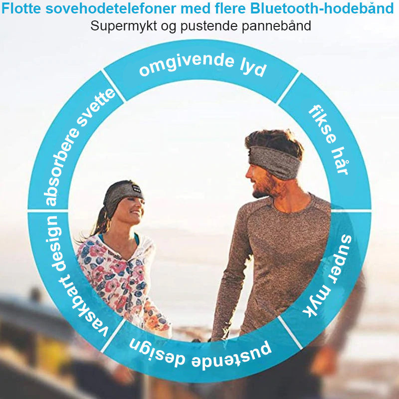 Bandeau Bluetooth Sport – Écouteurs Intégrés
