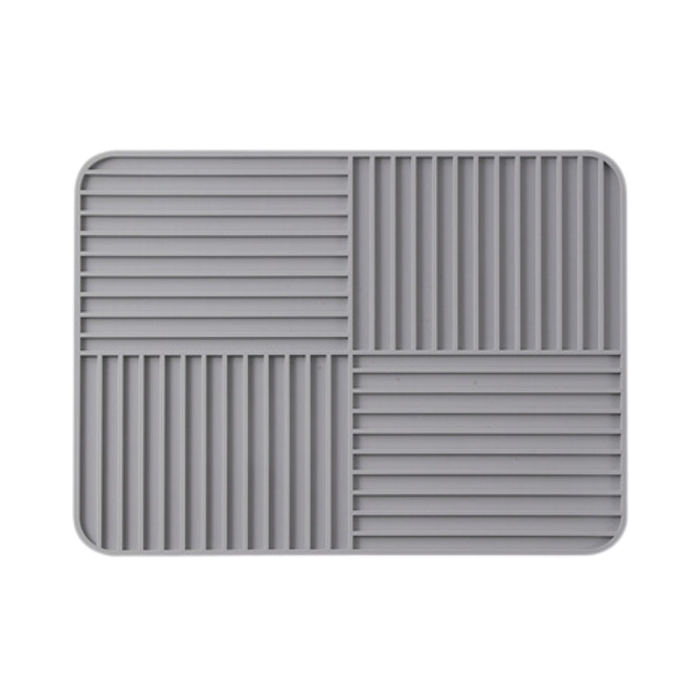 Tapis de séchage pliable multi-usage nervuré