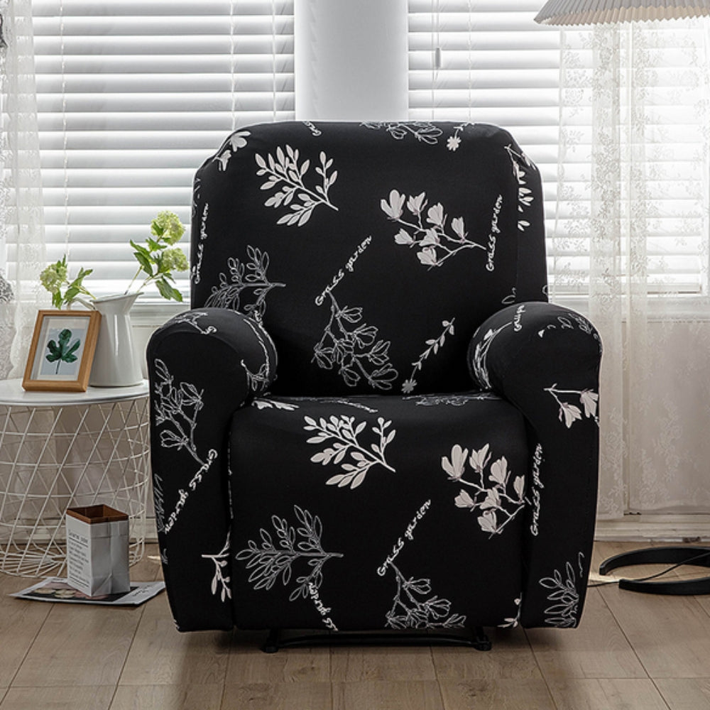 Housse de fauteuil relax à fleurs