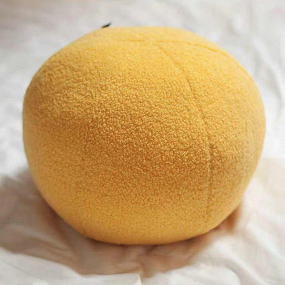 Coussin bouclette en forme de boule