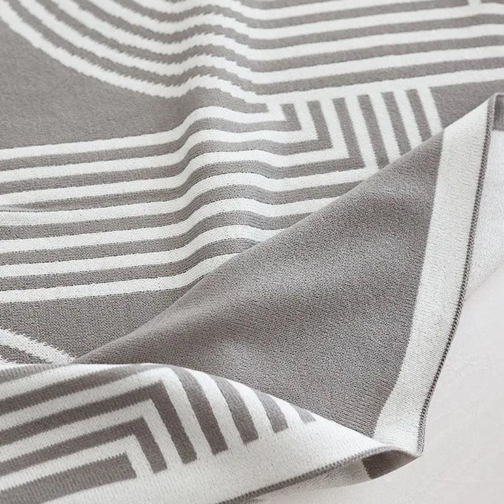 Plaid tricoté Snuggle Maze